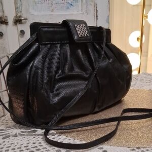 80's bag Embossed Leather